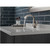 Delta Brushed Nickel Bathroom Faucet 2 in.