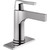 Delta Chrome Single-Hole Bathroom Sink Faucet 4 in.