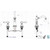 Ultra Faucets Signature Brushed Nickel Widespread Bathroom Sink Faucet 6-10 in.