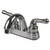 Ultra Faucets Non-Metallic Polished Chrome Centerset Bathroom Sink Faucet 4 in.