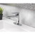 Homewerks Chrome Motion Sensing Single-Handle Bathroom Sink Faucet 2 in.