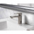 Homewerks Brushed Nickel Motion Sensing Single-Handle Bathroom Sink Faucet 2 in.
