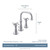 Moen Colinet Gold Bathroom Faucet 8-16 in.