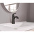 Moen Lindor Matte Black Bathroom Faucet 4 in.