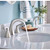Moen Lindor Brushed Nickel Widespread Bathroom Sink Faucet 8 - 16 in.