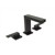 Huntington Brass Razo Matte Black Widespread Bathroom Sink Faucet 8 in.