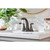 Moen Tiffin Bronze Bathroom Faucet 4 in.