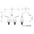 Huntington Brass Clover Chrome Centerset Bathroom Sink Faucet 4 in.