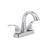 Huntington Brass Clover Chrome Centerset Bathroom Sink Faucet 4 in.