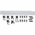 Craftsman VersaTrack 6 in. H X 9.5 in. W X 49 in. D Black/White Plastic Wall Mount Tool Holder
