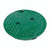 NDS 9.5 in. W X 1-3/8 in. H Round Valve Box Cover Green
