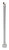 Ace 3/8 in. Compression X 7/8 in. D Ballcock 12 in. Braided Stainless Steel Toilet Supply Line