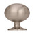 Amerock Allison Oval Cabinet Knob 1-3/8 in. D 1 in. Satin Nickel 10 pk