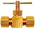 JMF Company 1/4 in. 1/4 in. Brass Needle Valve