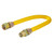 Eastman 1/2 in. FIP X 1/2 in. D MIP 36 in. Stainless Steel Gas Connector