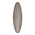 Amerock Allison Oval Cabinet Knob 1-9/16 in. D 15/16 in. Satin Nickel 1 pk