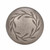 Amerock Natures Splendor Round Cabinet Knob 1-5/16 in. D 1-1/16 in. Weathered Nickel 1 pk