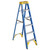 Werner 6 ft. H Fiberglass Step Ladder Type I 250 lb. capacity