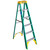 Werner 6 ft. H Fiberglass Step Ladder Type II 225 lb. capacity