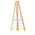 Werner 12 ft. H Fiberglass Step Ladder Type IA 300 lb. capacity