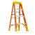 Werner 4 ft. H Fiberglass Step Ladder Type IA 300 lb. capacity