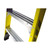 Werner 12 ft. H Fiberglass Step Ladder Type IAA 375 lb. capacity