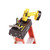 Werner 6 ft. H Fiberglass Tripod Step Ladder Type IA 300 lb. capacity