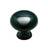 Amerock Modern Round Furniture Knob 1-1/4 in. D 1 in. Black Nickel 1 pk