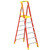 Werner 6 ft. H Fiberglass Podium Platform Ladder Type IA 300 lb. capacity