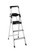 Cosco 5 ft. H Aluminum Step Ladder Type II 225 lb. capacity