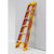 Werner Leansafe 6 ft. H Fiberglass Step Ladder Type IA 300 lb. capacity