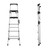 Cosco Signature Series 6 ft. H Aluminum Step Ladder Type IA 300 lb. capacity