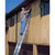 Werner 20 ft. H Aluminum Extension Ladder Type II 225 lb. capacity