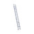 Werner 28 ft. H Aluminum Extension Ladder Type II 225 lb. capacity