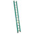 Werner 24 ft. H Fiberglass Extension Ladder Type II 225 lb. capacity