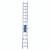 Werner 28 ft. H Aluminum Extension Ladder Type I 250 lb. capacity