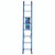 Werner 16 ft. H Fiberglass Extension Ladder Type I 250 lb. capacity