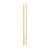 Werner Glidesafe 40 ft. H Fiberglass Extension Ladder Type IA 300 lb. capacity