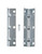 Ace 3-1/2 in. H X 2.238 in. W X 3-1/2 in. D Zinc Inside Corner Brace