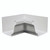 Amerimax 3.5 in. H X 3.75 in. W X 7.5 in. L White Aluminum K Inside Miter