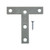Ace 3 in. H X 3.75 in. W X 3 in. D Zinc Tee Plate