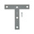 Ace 4 in. H X 4.75 in. W X 4 in. D Zinc Tee Plate