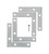 Ace 2-1/2 in. H X 3.75 in. W X 2-1/2 in. D Zinc Flat Corner Brace