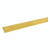 M-D 0.1 in. H X 36 in. L Prefinished Satin Brass Aluminum Seam Binder