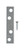 Ace 3 in. H X 0.625 in. W X .87 in. L Zinc Mending Brace