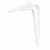 Hampton White Steel Shelf Support 18 Ga. 6 in. L 100 lb