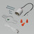 ETI 3.54 in. H X 7 in. W X 7 in. L White LED Ceiling Spin Light