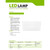 Feit EDGELIT 1 in. H X 24 in. W X 48 in. L Frost White LED Flat Panel Light Fixture