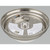ETI 4.8 in. H X 9 in. W X 9 in. L Brushed Nickel White LED Ceiling Spin Light