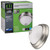 ETI 4.8 in. H X 9 in. W X 9 in. L Brushed Nickel White LED Ceiling Spin Light